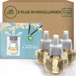Air Wick Elektrische Luchtverfrisser - Vanille & Orchidee - 3 Navullingen