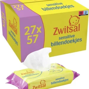Zwitsal Sensitive Billendoekjes - 1539 billendoekjes - Voordeelverpakking